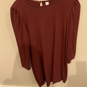 Maroon Old Navy dress